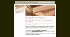 Desktop Screenshot of lessonsbushido.com